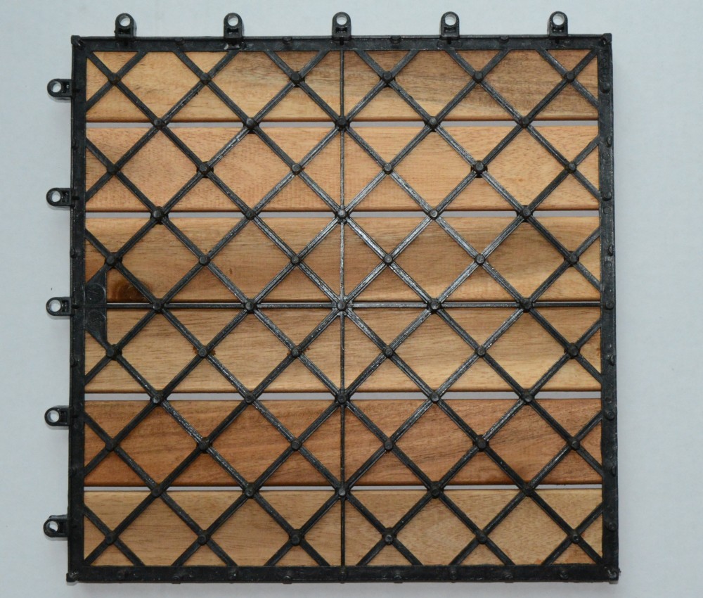 100% Acacia wood tiles
