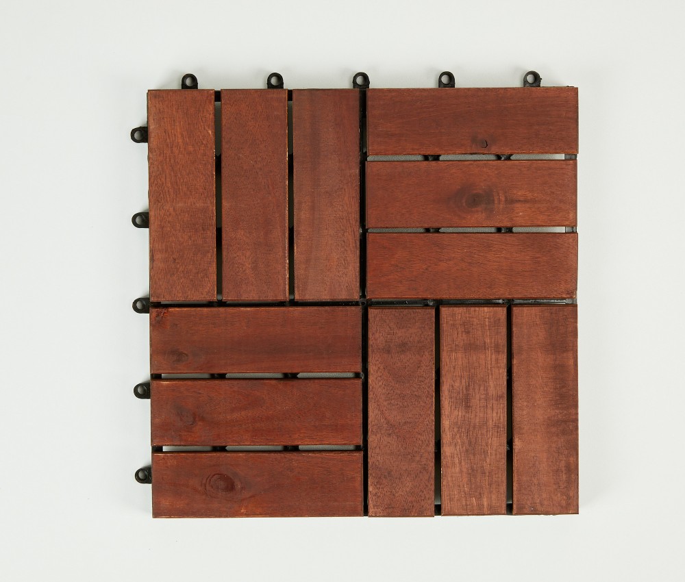 100% Acacia wood tiles